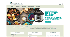 Desktop Screenshot of highlandmedicalpc.com